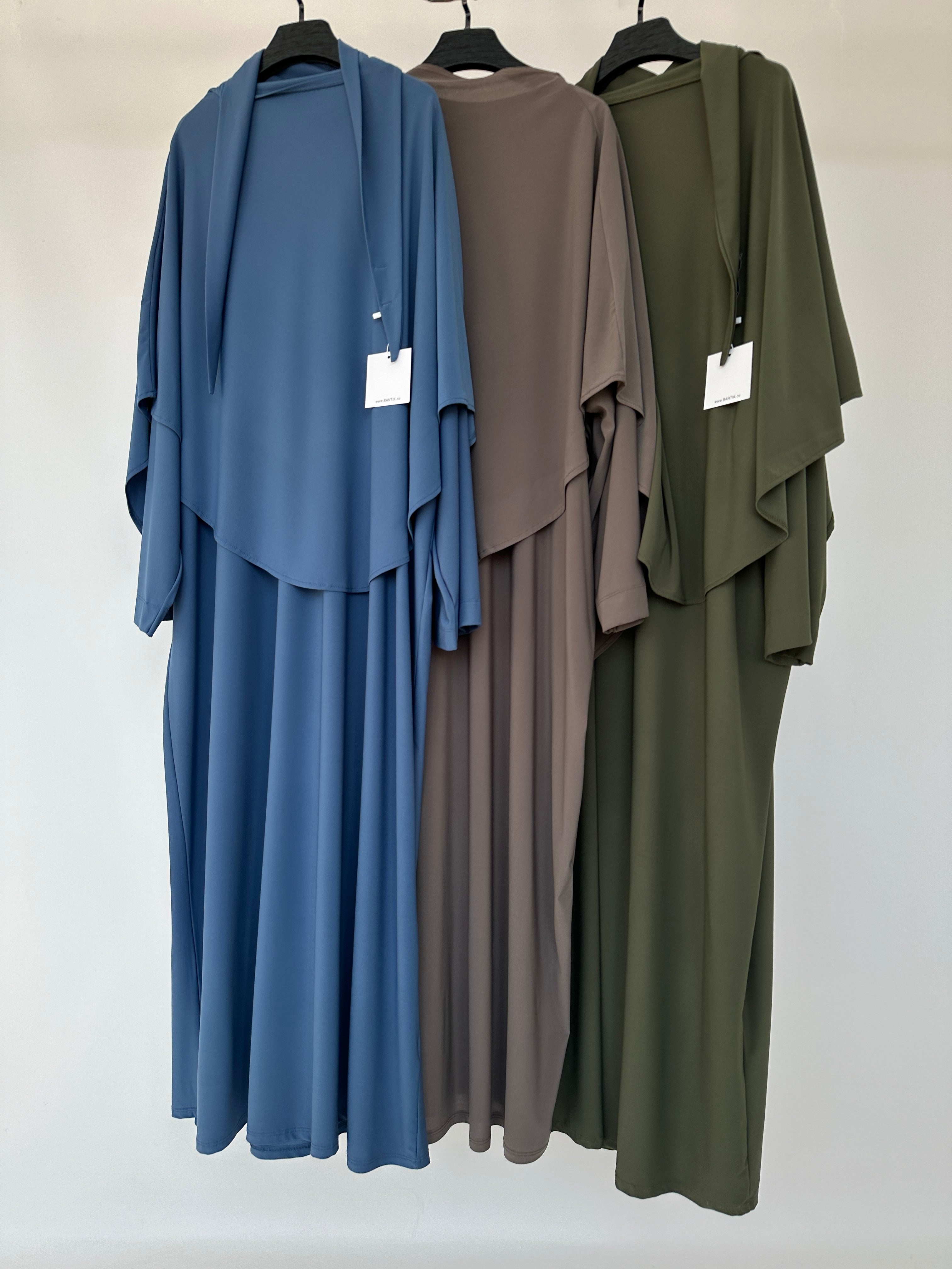 Ensemble abaya khimar jersey