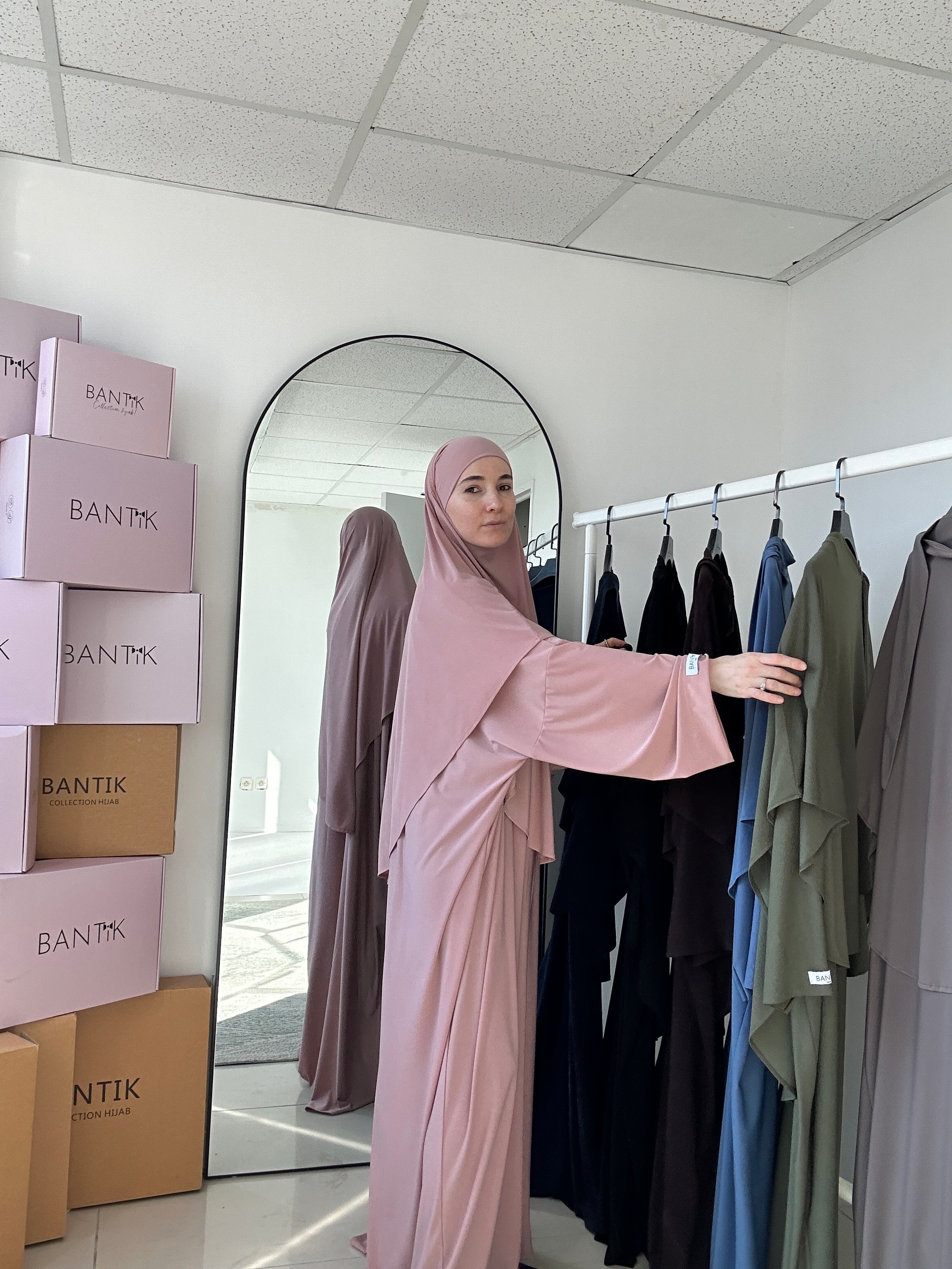 Ensemble abay khimar jersey