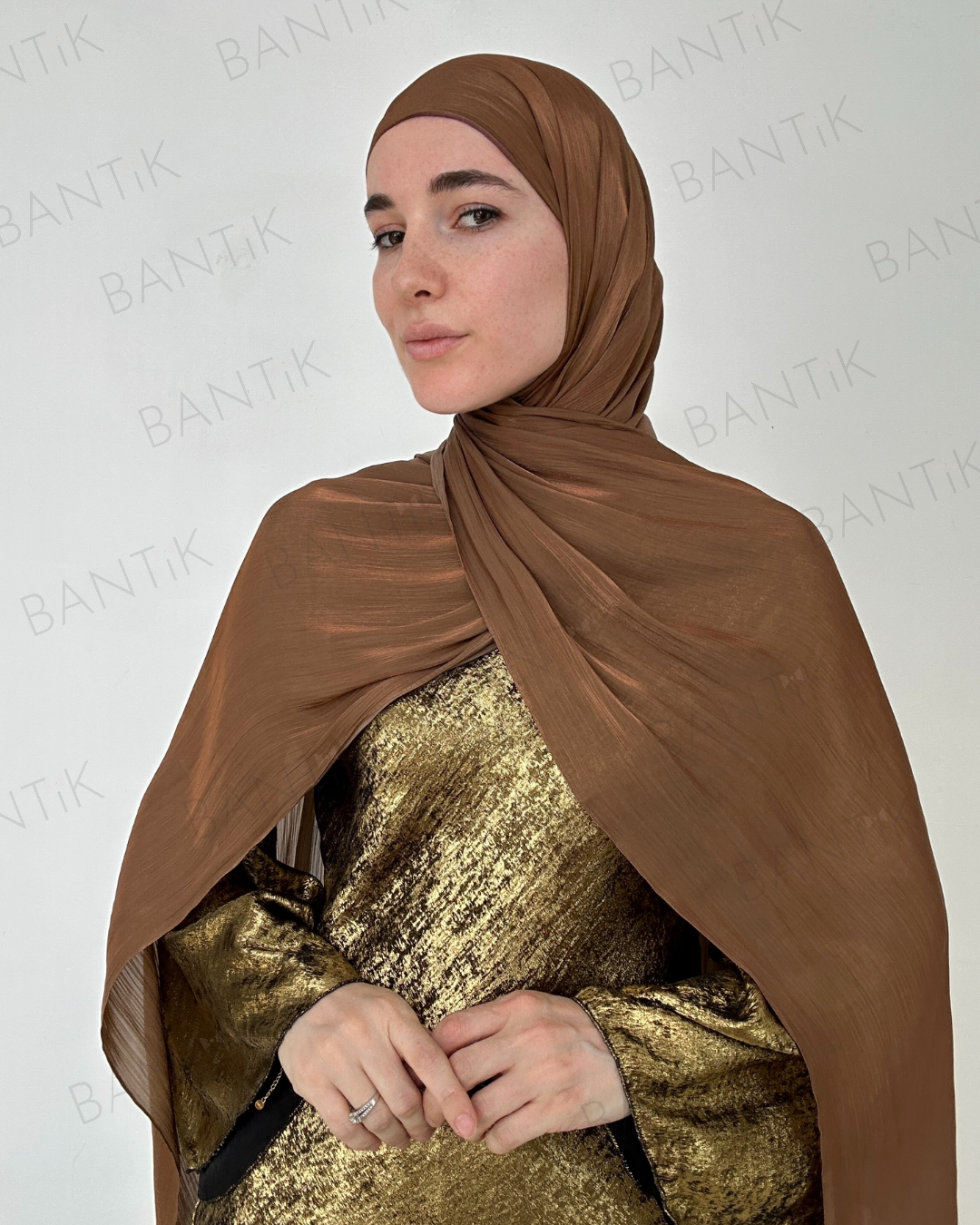 Hijab lux organza châle écharpe