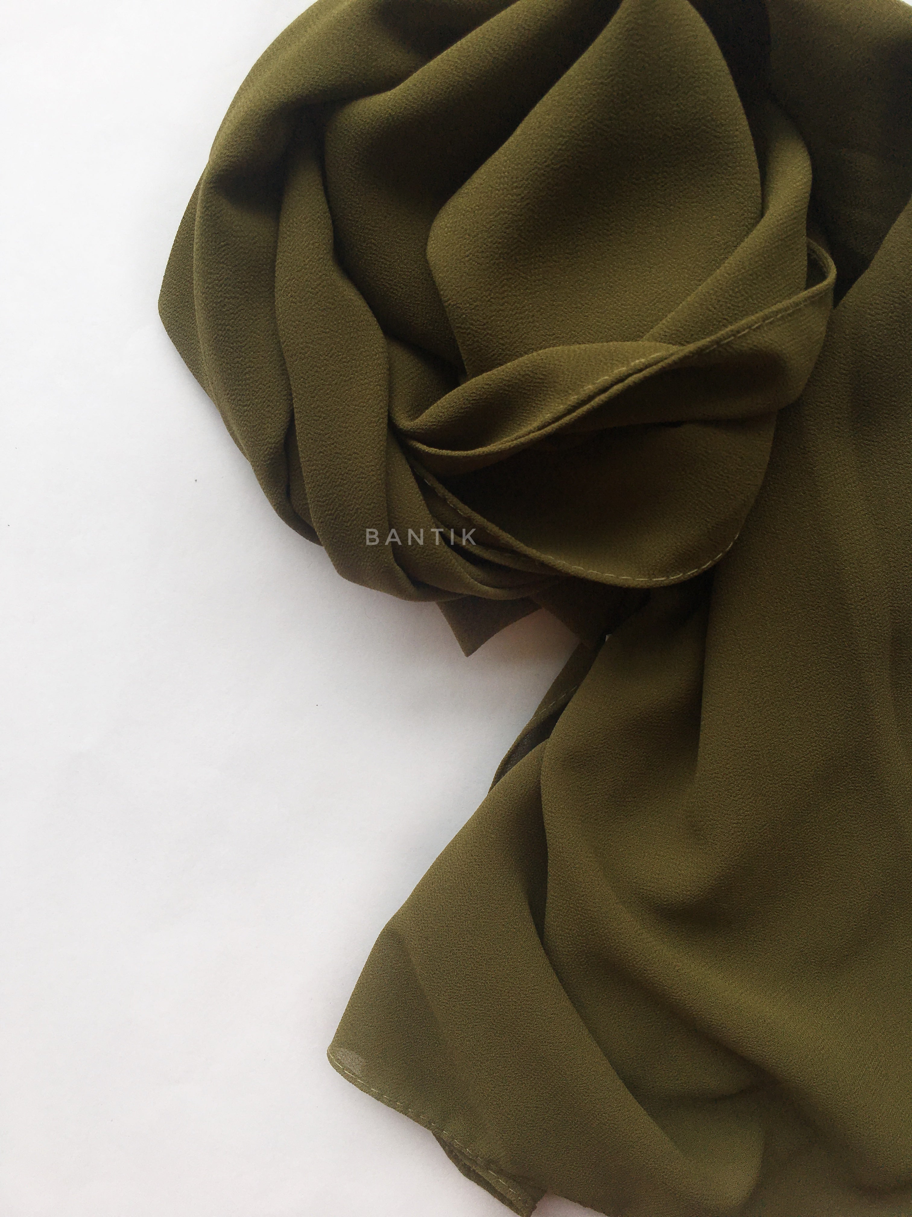 KAKI CLAIR HIJAB MOUSSELINE - BANTIK