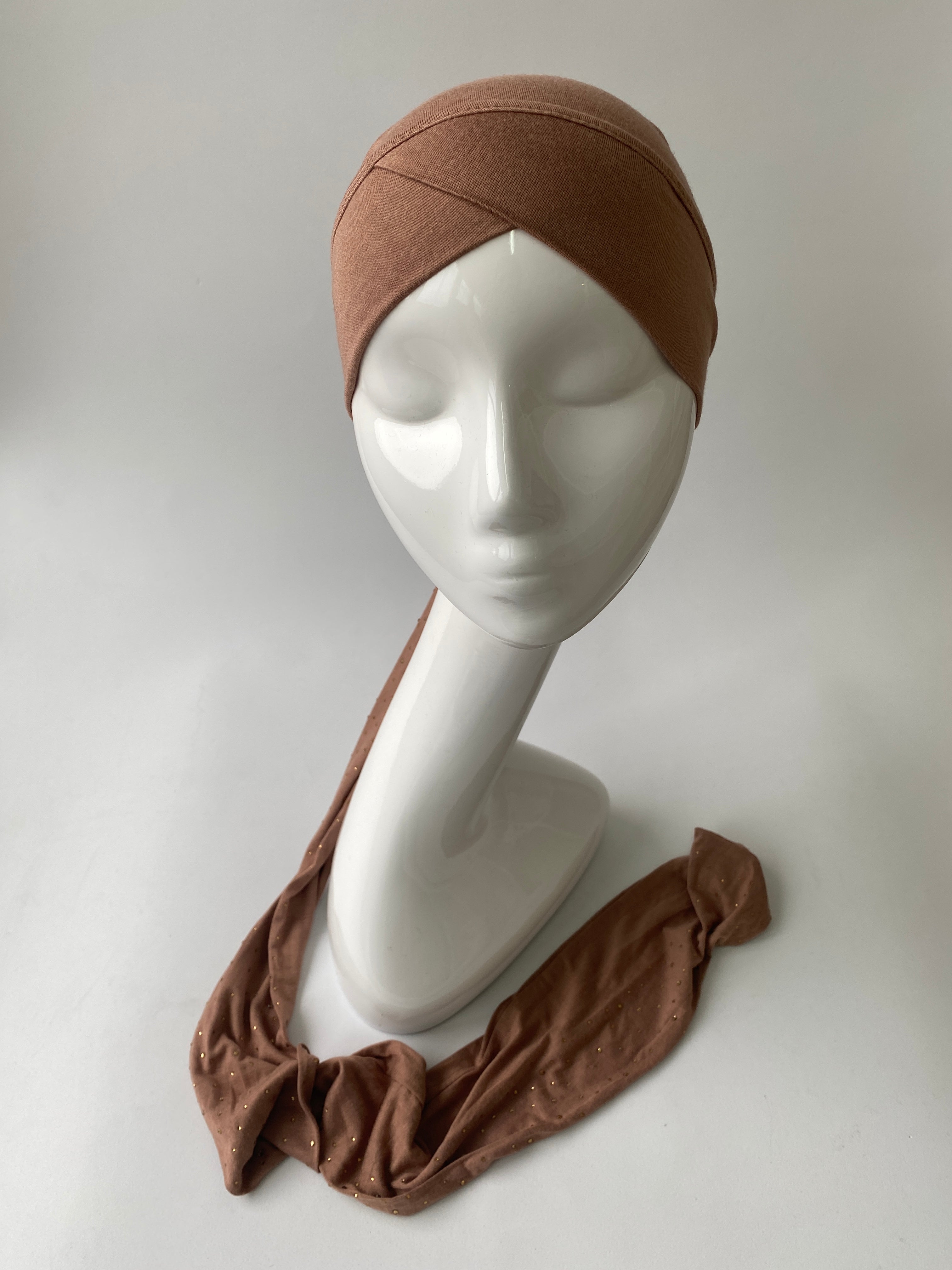 Turban pour femme voilée, turban pour hijabi, turban pour femme, hijab beanie.