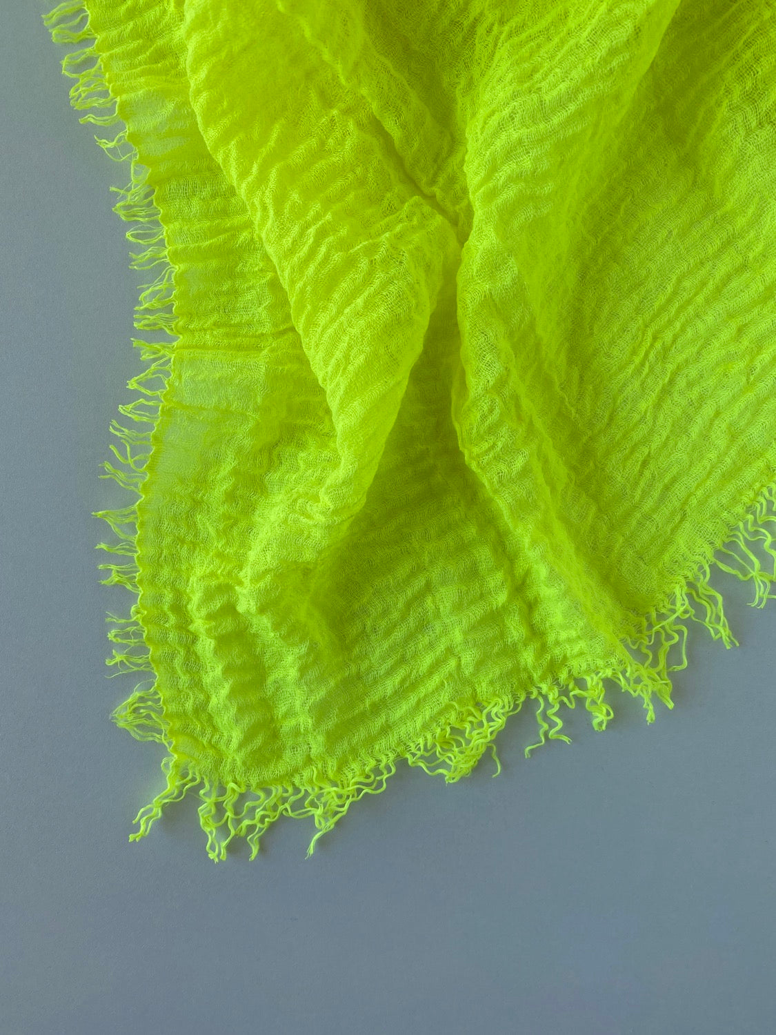 HIJAB MAXI CHÂLE JAUNE FLASHY - BANTIK