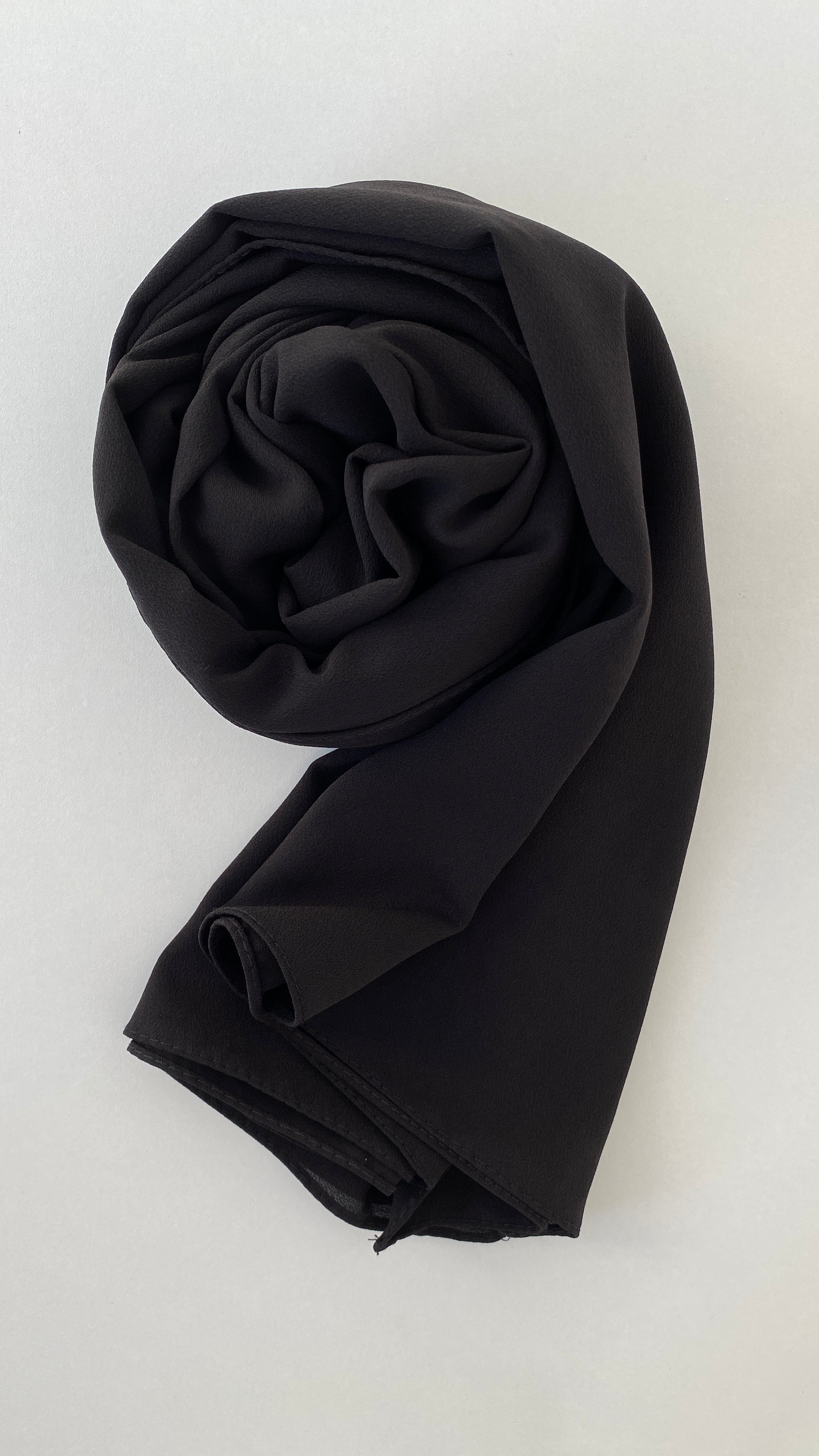 Hijab opaque, hijab pas transparent, hijab noir, not see trough chiffon hijab.