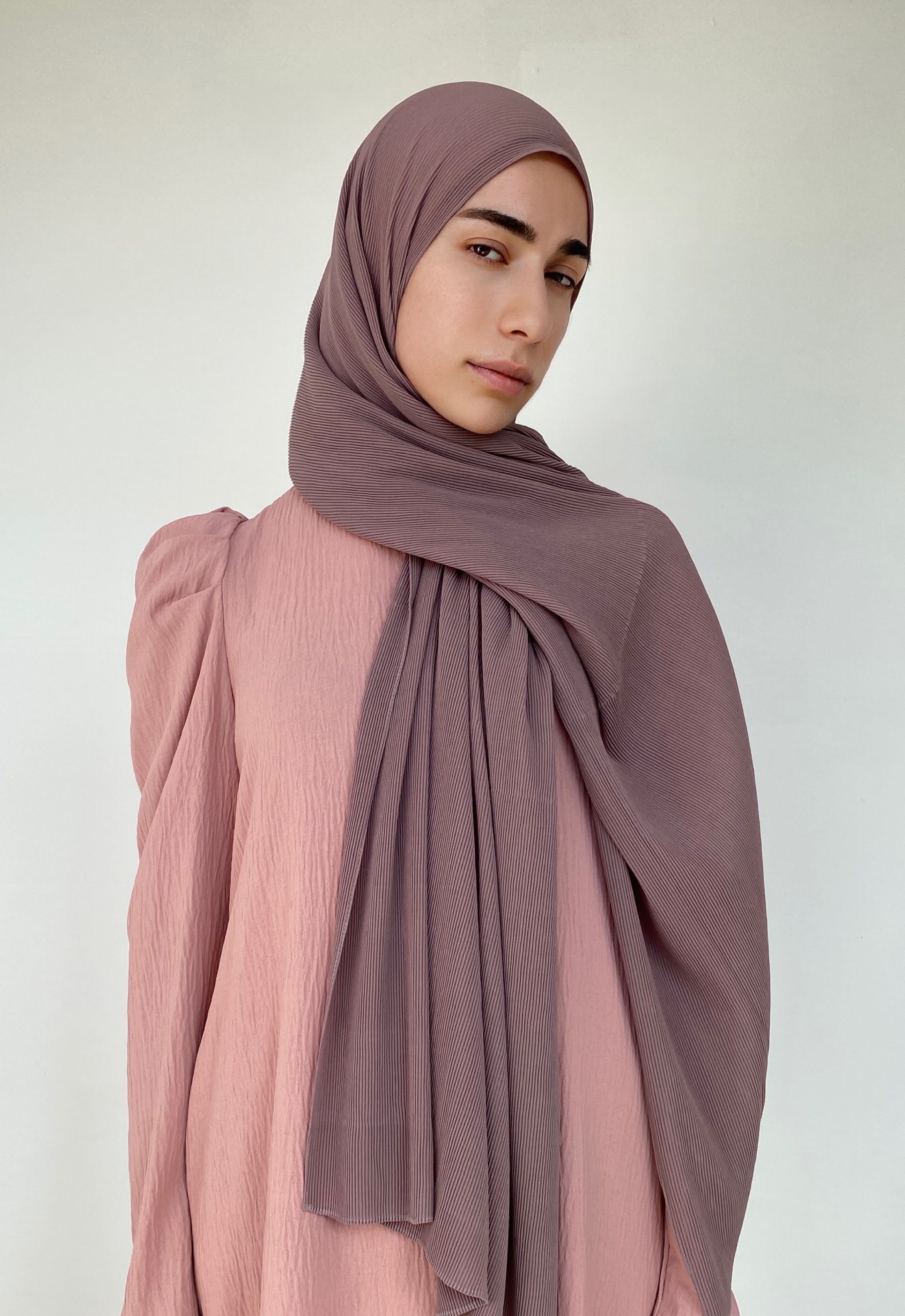 Hijab mousseline plissé, hijab côtelé, hijab long, XXL, chiffon hijab.