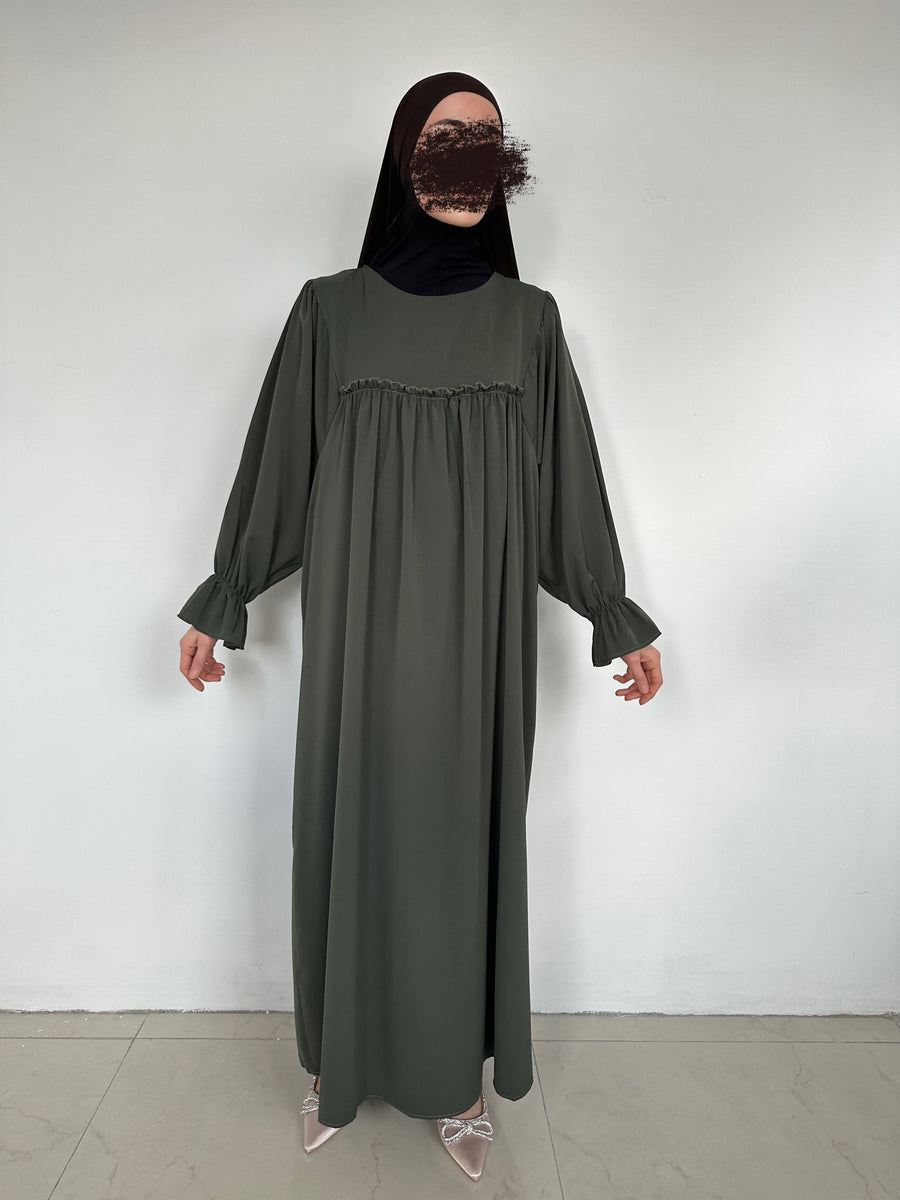 white linen sundress