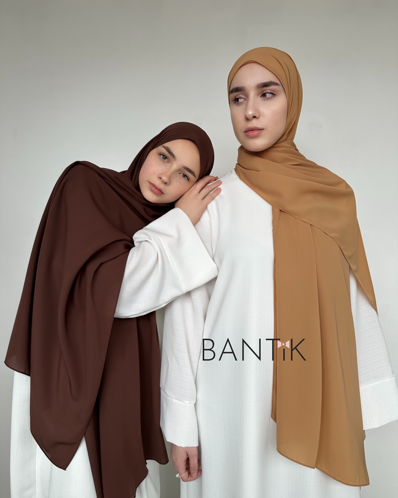 Hijab châle soie de MÈDINE voile écharpe BANTIK 