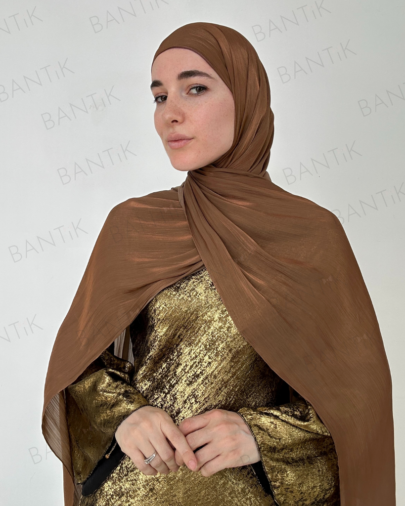 Hijab lux organza châle écharpe 