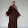 Abaya longue Assia chocolat
