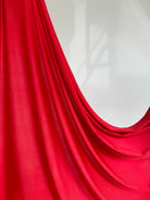 Hijab jersey liquid rouge vif effet soie satinée xxl 