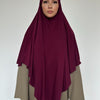 Khimar bamboo cerise